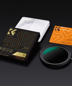 K&F Concept 82mm Variable Fader ND2-ND32 ND Filter and CPL Circular Polarizing Filter 2 in 1 for Camera Lens No X Spot Waterproof Scratch Resistant (Nano-X Series) 25 61PCffPLCwL