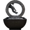 Buddha Hand Relaxation Table Waterfall - Indoor Tabletop Office Water Fountain, Home Decor - Asian Zen Bedside Decoration with Soothing Sounds 26 61PCkEwpOlL