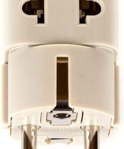 OREI European Power Adapter Plug, Perfect for Travel To Europe, Germany, France, Spain, Norway, Korea - Universal Socket - Type E/F Outlet - 2 Inputs - Safe Grounded Connection 17 61PDC5j25zL