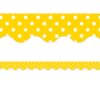 Teacher Created Resources Yellow Mini Polka Dots Border Trim, Yellow (4668) 7 61PH8tBL0L