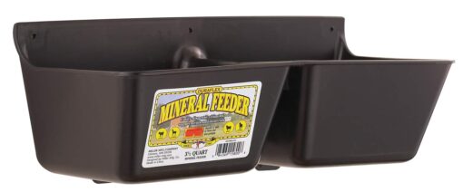 Animal Mineral Feeder - Little Giant - 3.5 Quart Mineral Feeder (Item No. MF35BLACK)