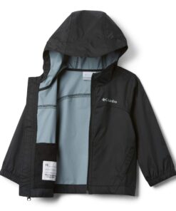 Columbia Boys' Glennaker Rain Jacket Medium Black 13 61PIbUm7fPL