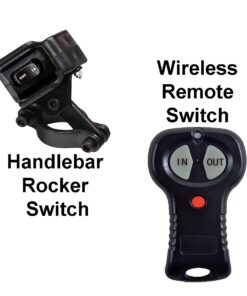 MotoAlliance UTV/ATV 4500lb Winch Kit - 1.8 HP 50 feet Durable Steel Winch Cable for Off Road Trailer Towing - VIPER Midnight Waterproof Winch 4500 11 61PJq1ykxZS