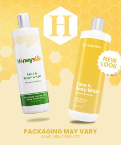 Face and Body Wash for Women and Men - Acne Body Wash Moisturizing for Sensitive Skin - Hydrating Facial Cleanser - Gentle Exfoliating Wash - with Manuka Honey (16oz) 16 Fl Oz (Pack of 1) 8 61PKPYmiyoL