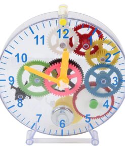 Lily's Home Do-It-Yourself Children's First Puzzle Clock Kit, No Batteries Required, Learn How Clock Gears Work, Colorful and Educational Gift for Kids, Multi-Colored (31 Pieces) 13 61PL8Dqj2tL