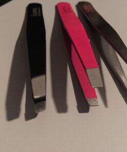 Express Beauty Boutique Tweezers 3pcs Set Pink Case Professional Quality Stainless Steel Precision Eyebrow Tweezer for Ingrown Hair Shaping Eyebrows. 35 61PLEd9cs7L