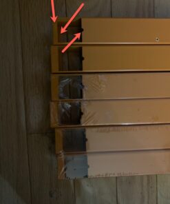 Bora Wood Organizer and Lumber Storage Metal Rack with 6-Level Wall Mount – Indoor and Outdoor Use, In Orange | PBR-001 55 61PLJKGpE4L