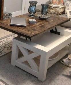 Sauton 1pair Folding Lift up Top Table Mechanism Hardware Fitting Hinge, Gas Hydraulic 46 61PPT04 zL