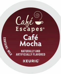 Cafe Escapes™ Single-Serve Coffee K-Cup® Pods, Cafe Mocha, Carton Of 24 Café Mocha 24 Count (Pack of 1) 10 61PQ9HcU09L