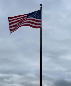 American Flag 3x5-100% Made In USA using Tough, Long Lasting Nylon Built for Outdoor Use, Featuring Embroidered Stars and Sewn Stripes plus Superior Quadruple Stitching on Fly End 3 by 5 Foot 25 61PRP0A4cL