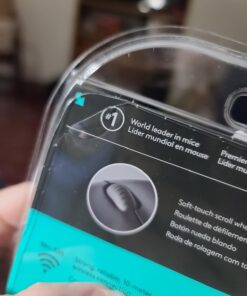 Logitech M317 Wireless Mouse, 2.4 GHz with USB Receiver, 1000 DPI Optical Tracking, 12 Month Battery, Compatible with PC, Mac, Laptop, Chromebook - Blue 16 61PSXXRnasL