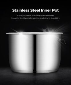 CUCKOO Pressure Cooker 10 Menu Options: Steamer, Slow Cook, Sauté, Porridge, & More, User-Friendly LED Display, Stainless Steel Inner Pot, 24 Cup / 6 Qt. (Uncooked) CMC-ZSN601F Black 16 61PSoOBmE7L