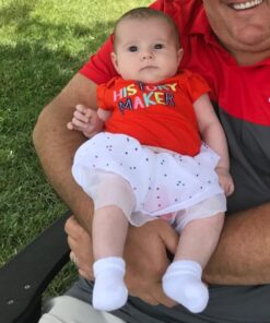 Gerber Baby Girls' 6-Pair Sock 3-6 Months White 25 61PVCfoofHL