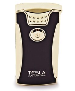 Alternative view of Tesla Coil Lighters™ USB Rechargeable Windproof Dual Arc Lighter (Gold) Gold