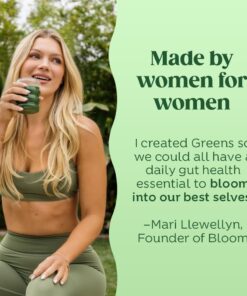 Bloom Nutrition Super Greens Powder Smoothie & Juice Mix - Probiotics for Digestive Health & Bloating Relief for Women, Digestive Enzymes with Superfoods Spirulina & Chlorella for Gut Health (Mango) Mango 30 Servings (Pack of 1) 13 61PWAaTa EL