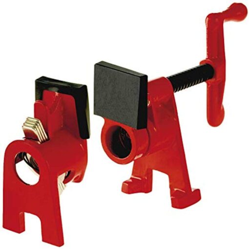 Bessey BPC-H34, 3/4-In. H Style Pipe Clamps - Incredibly Versatile, Easy To Assemble, Indespensable Workshop Clamp For Woodworking, Carpentry, Home Improvement, and DIY Projects H Style 3/4 In.