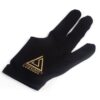 CUESOUL 10pcs/Set 3 Finger Billiards Gloves Pool Cue Gloves black