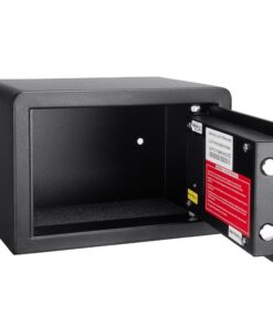 BARSKA AX11620 Biometric Fingerprint Mini Security Home Safe Box 0.29 Cubic Ft, Black, 12" x 8" x 7.75" Front Opening Compact 0.23 CU FT 26 61PX7wgOXDL