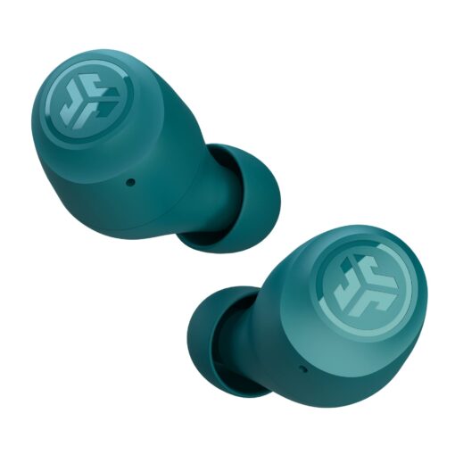 JLab Go Air Pop True Wireless Bluetooth Earbuds + Charging Case, Teal, Dual Connect, IPX4 Sweat Resistance, Bluetooth 5.1 Connection, 3 EQ Sound Settings Signature, Balanced, Bass Boost