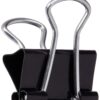 UNIVERSAL OFFICE PRODUCTS 10199VP Mini Binder Clips, Steel Wire, 1/4quot; Capacity, 1/2quot; Wide, Black/Silver, 144/Pack 20 61PY1xdkWHL