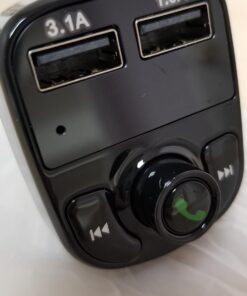 Handsfree Call Car Charger,Wireless Bluetooth FM Transmitter Radio Receiver,Mp3 Audio Music Stereo Adapter,Dual USB Port Charger Compatible for All Smartphones,Samsung Galaxy,LG,HTC,etc. 57 61PY67ljtL