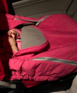 JJ Cole Car Seat Cover, Bright Pink Sassy Wave Sassy Bright Pink Wave 15 61PYpzyQFIL