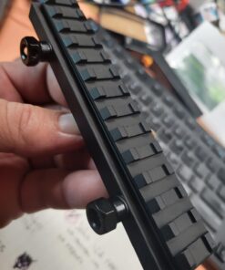 Monstrum Low Profile Picatinny Riser Mount (0.5" H x 5.7" L), for Scopes and Optics 16 61PZ3PTNaoL