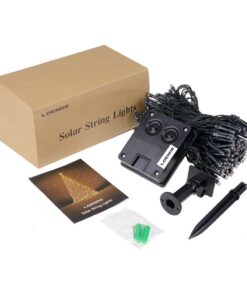 LOENDE Solar Red White and Blue Lights Outdoor, 72ft 200LED 8 Modes Waterproof Solar Powered July 4th Patriotic Lights Outdoor for Independence Day Garden Patio Yard Holiday Garden Party Red White Blue 18 61PZPVeoEJL