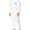 DuPont unisex-adult TY122S-XL-EACH Disposable Elastic Wrist, Bootie and Hood Tyvek Coverall Suit 1414, X-Large, White 14 61PZsVdOUsL