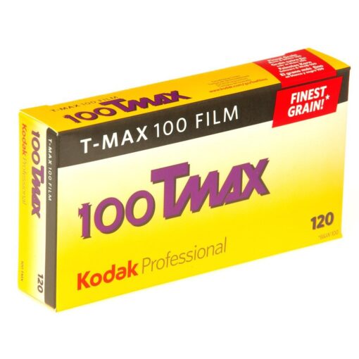 Kodak 857 2273 Professional 100 Tmax Black and White Negative Film 120 (ISO 100) 5 Roll Pack 1-Pack