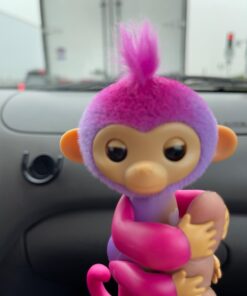 Fingerlings 2023 NEW Interactive Baby Monkey Reacts to Touch – 70+ Sounds & Reactions – Charli (Purple) Purple 20 61PaIdtdIBL