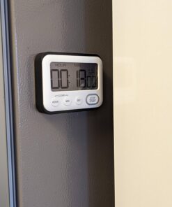 Digital Kitchen Timer Magnetic Loud Alarm, Large LCD Screen Silent/Beeping Multi-Function for Teachers Classroom Kids, Black 29 61Pbv9GAQCL