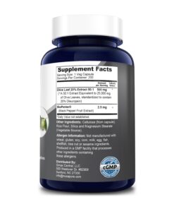 NusaPure Olive Leaf Extract (Non-GMO) 25,000mg - 20% Oleuropein - Vegetarian - Super Strength - No Oil 10 61Pckgklj L