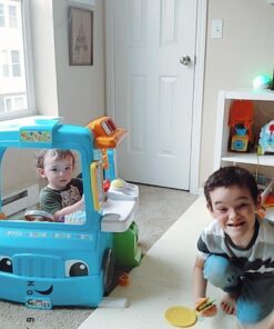 Fisher-Price Laugh & Learn Toddler Learning Toy Servin’ Up Fun Food Truck Electronic Playset With 24 Accessories For Ages 18+ Months 41 61PeYkbqehL