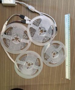 Tenmiro 65.6ft Led Strip Lights, Ultra Long RGB 5050 Color Changing LED Light Strips Kit with 44 Keys Ir Remote Led Lights for Bedroom, Kitchen, Home Decoration 51 61PeacdtHML