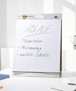 Alternative view of Post-it Super Sticky Tabletop Easel Pad, Great for Virtual Teachers and Students, 20 x 23 Inches, 20 Sheets/Pad, 1 Pad (563R), Portable White Premium Self Stick Flip Chart Paper, Built-in Easel Stand