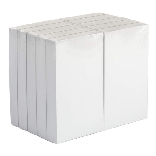 Amazon Basics Blank Index Cards, 1000 Count, 10 Pack of 100, White, 3" x 5" 3" x 5"