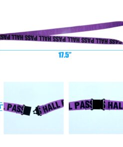 GIFTEXPRESS Hall Pass Lanyards and School Passes Set of 6 22 61PfEfXOtuL