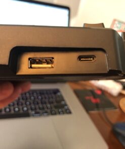 Redragon K585 DITI One-Handed RGB Mechanical Gaming Keyboard, 42 Keys Type-C Professional Gaming Keypad w/Upgraded Hot-Swappable Socket, 7 Onboard Macro Keys & Detachable Wrist Rest Blue Switch Black 47 61Pg6WJFMOL