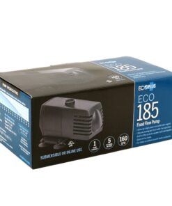 EcoPlus Eco 185 Water Pump Fixed Flow Submersible Or Inline For Aquariums, Ponds, Fountains & Hydroponics - UL Listed, 158 GPH, Black 14 61Pg8E1vNlL