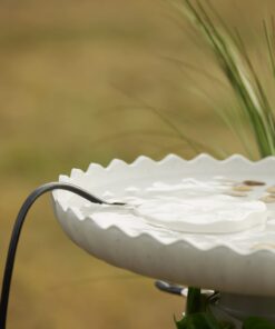 Farm Innovators HR-75 Outdoor Premium Cast Aluminum Decorative Heated Rock Automatic Bird Bath De-Icer for Harsh Winters, 75 Watts, Beige 17 61PhjRXph0L