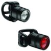 Lezyne Femto Drive Bicycle Light Pair, Front and Rear Set, Road, Mountain, Gravel Bike, Flashing One Size Black/Black 3 61PiMnWrAGL