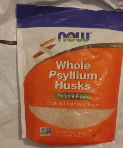 NOW Supplements, Whole Psyllium Husks, Non-GMO Project Verified, Soluble Fiber, 16-Ounce 45 Servings (Pack of 1) 44 61PjOymBGWL 1