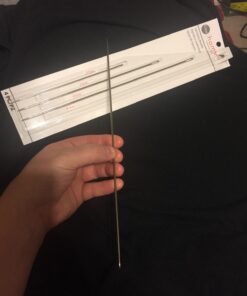 Dritz Home 9021 Long Straight Upholstery Hand Needles, Size 6, 8, 10 & 12-Inch (4-Piece), Silver 18 61PjkNr44NL