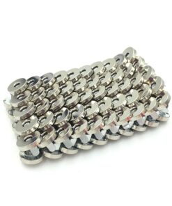 Alternative view of 100 Sets Magnetic Purse Snap Clasps Button/Great for Closure Purse Handbag Clothes Sewing Craft Silver 18(100)silver