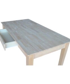 International Concepts Basic Desk with Drawer, Unfinished 49 61PkbazyL