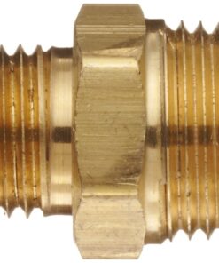 Anderson Metals 56123-0804 Brass Pipe Fitting, Reducing Hex Nipple, 1/2" Male Pipe x 1/4" Male Pipe 1/2" x 1/4" 7 61Plg9L51YL