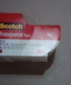 Scotch Transparent Tape, 2 Rolls, 3/4 in x 250 in (2157SS) 27 61PmI4m6iYL