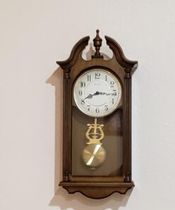 Bulova C1517 Saybrook Wall Clock, Brown Cherry 17 61PmwJwTaAL