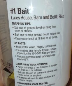 TERRO T380 Outdoor Reusable Fly Magnet Fly Trap - Poison Free Fly Killer and Trap with Bait 48 61Pqn07oi6L